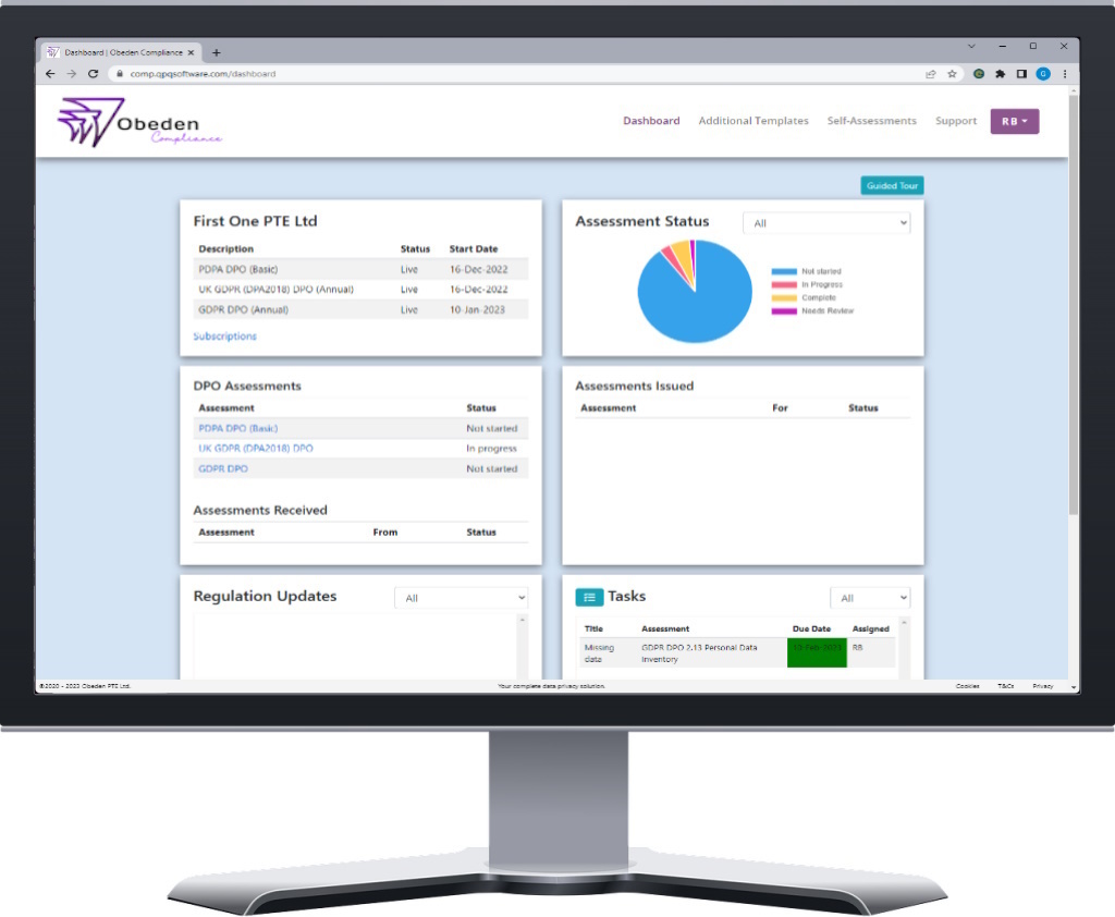 Obeden Platform Dashboard